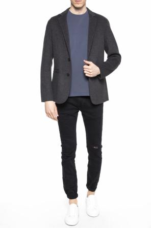 Jeansy 'bank' z dziurą, zdjęcie 2 Jeansy 'bank' z dziurą od AllSaints